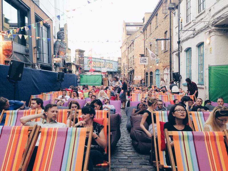 Open-Air Cinema, backyard cinema, camden town, camden cinema, alternative cinemas, outdoor cinemas